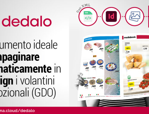 Impagina automaticamente i volantini in InDesign con Dedalo